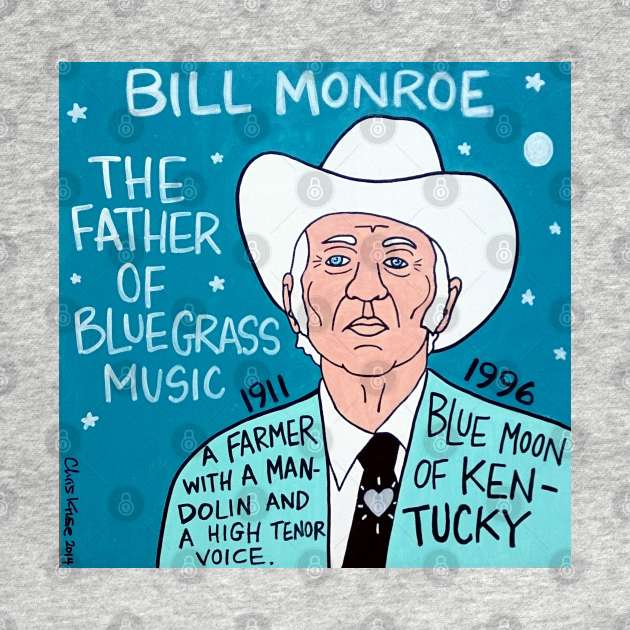 Bill Monroe by krusefolkart